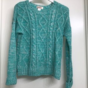 Sea foam green sweater